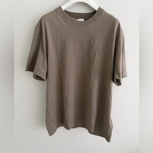 Ami BEIGE COTTON AMI DE COEUR T-SHIRT